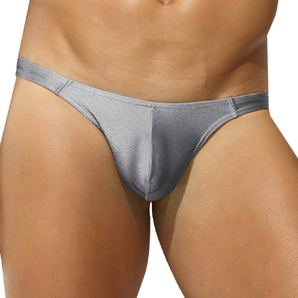 Herren Atmungsaktiv Niedrige Taille Glänzend G String Tanga Unterwäsche Elastisch Beutel Design - Bild 15 von 26