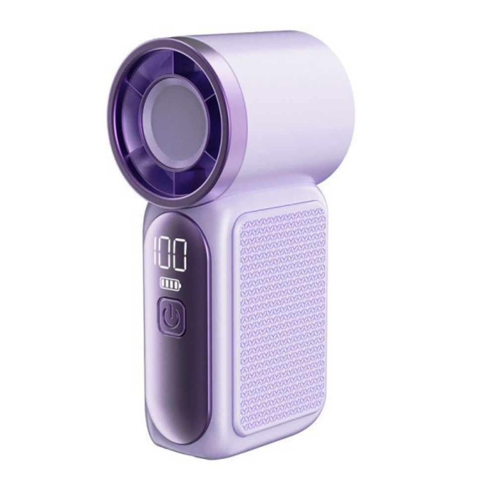 Handheld Mini Fan with 6 Speed Options USB Rechargeable for Travel Convenience - Zdjęcie 6 z 7