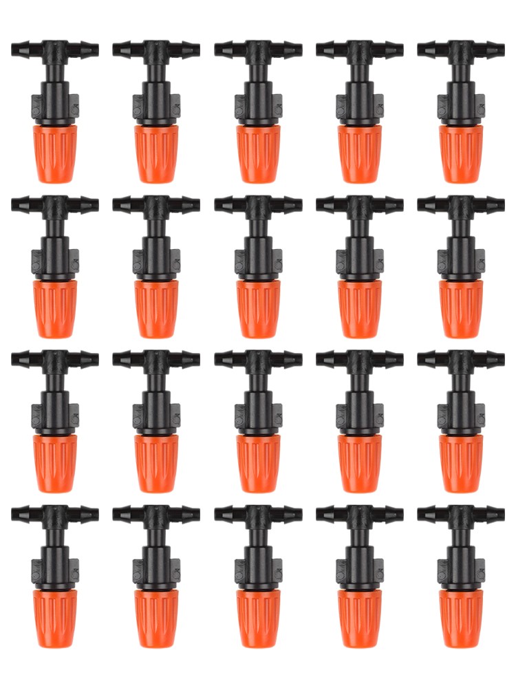 50XMicro Drip Irrigation System Emitter Drippers Adjustable Watering Sprinkler