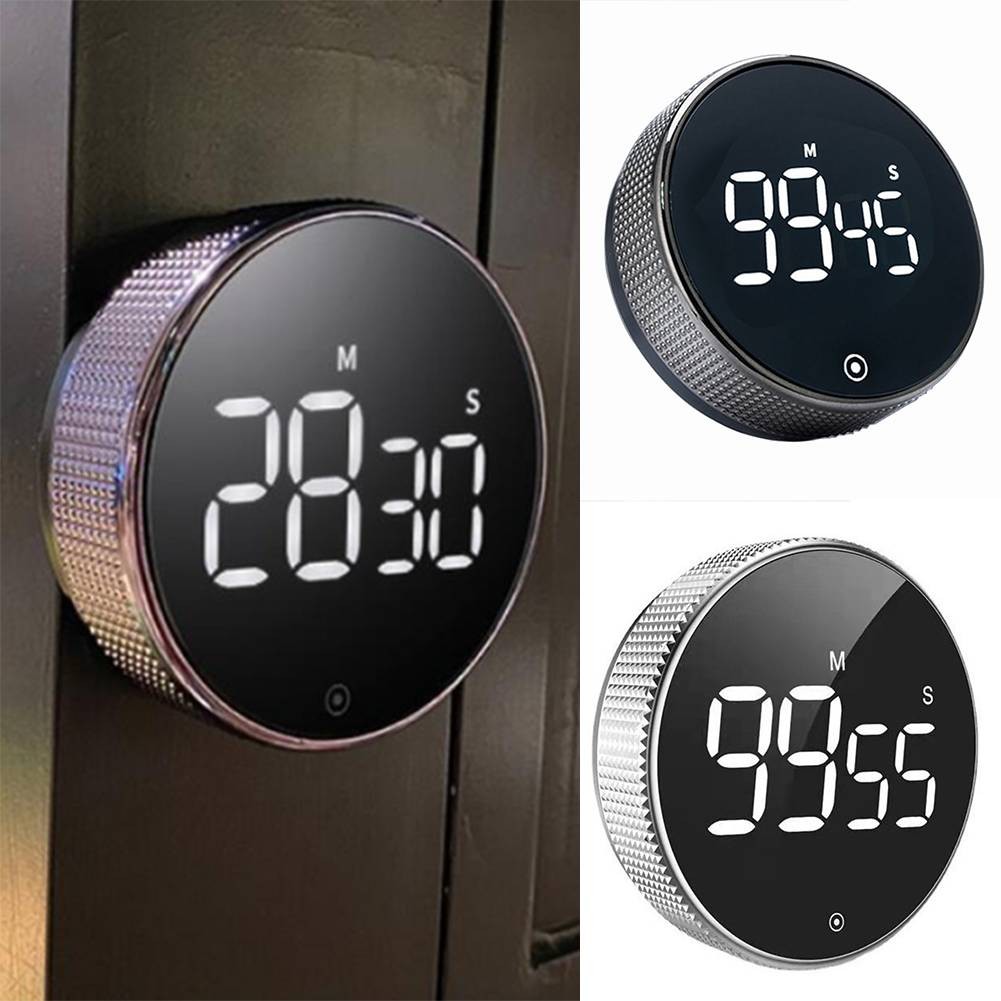 Kitchen Timer with Loud Digital Alarm and Magnetic Backing for Cooking