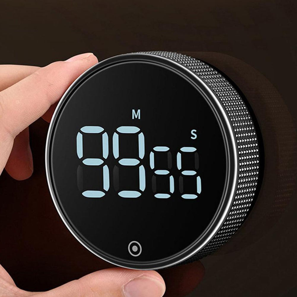 Kitchen Timer with Loud Digital Alarm and Magnetic Backing for Cooking