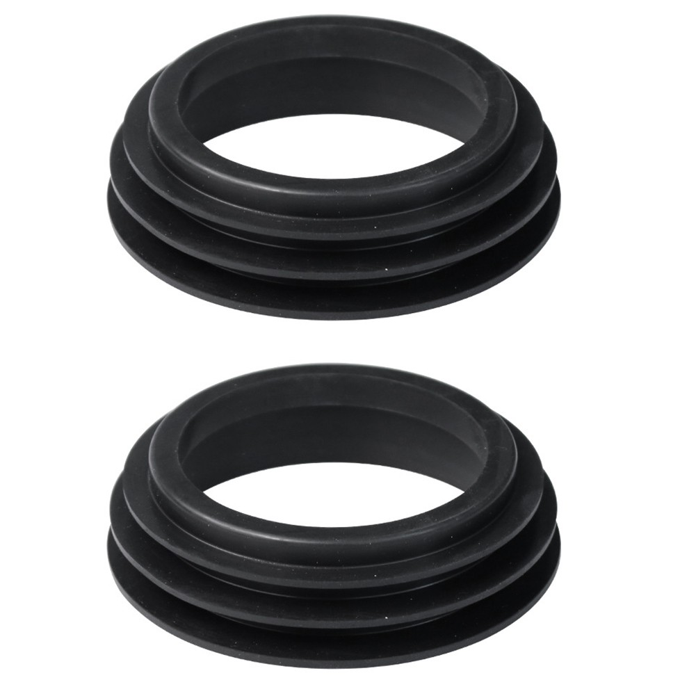Water Tank Sewage Pipe Sealing Rings 2pcs Rubber for Toilet Drainage Pipes