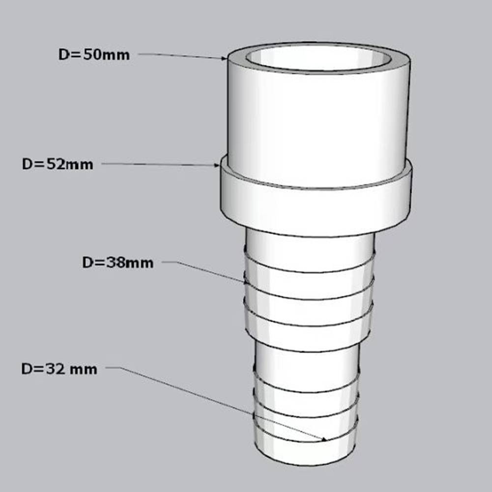 Flexible Solution Hose Connector ?50 Mm Socket Compact Design Leak Minimization