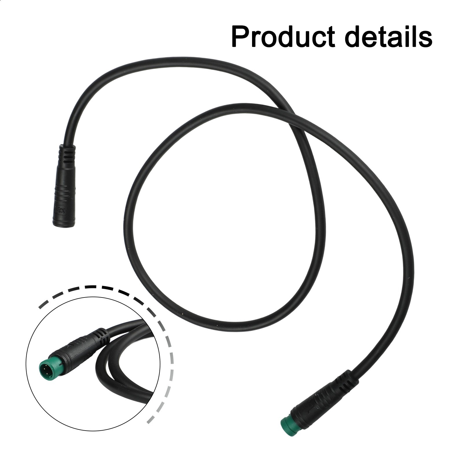 Electric Scooter 5Pin Extension Cable Waterproof for High Compatibility