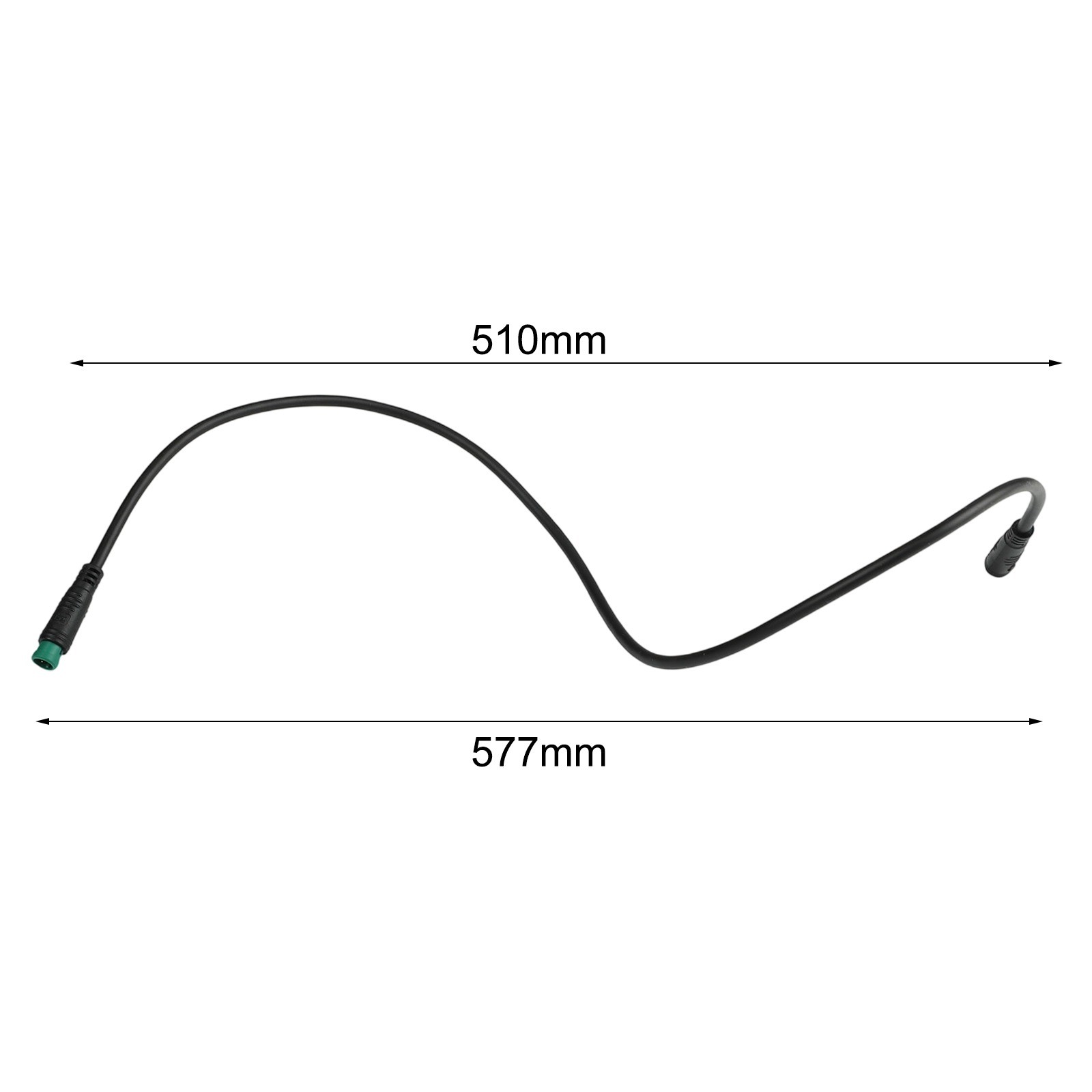 Electric Scooter 5Pin Extension Cable Waterproof for High Compatibility