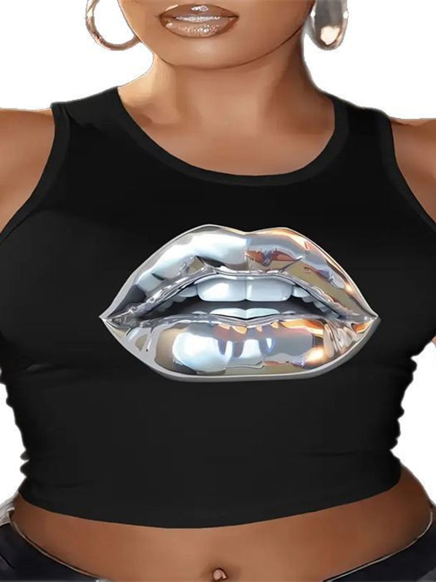 Crop Top Casual Wear Breathable Fabric Classic Round Neck Fashionable Design - Picture 19 of 60