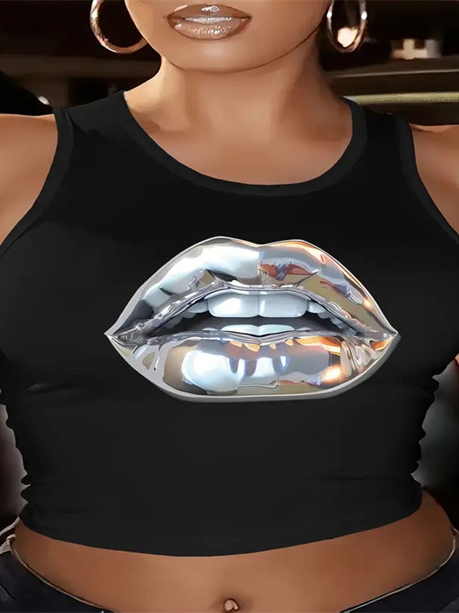 Crop Top Casual Wear Breathable Fabric Classic Round Neck Fashionable Design - Picture 33 of 60