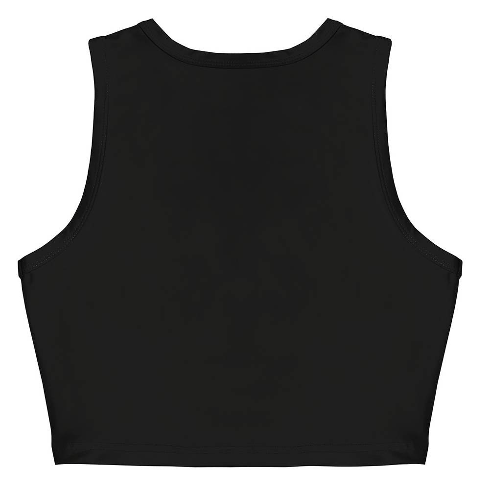 A sleeveless crop top for women with halter neck in classic solid colors - Picture 21 of 52