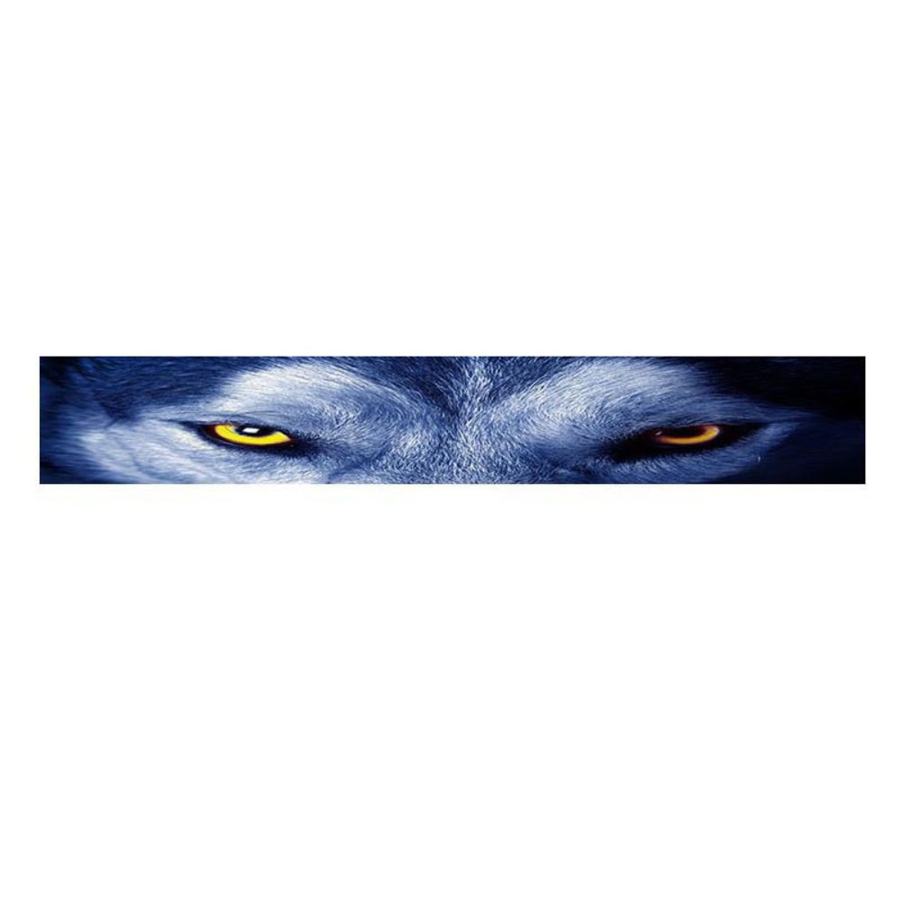 3D Car Front Rear Windshield Sticker Sunshade Decals PVC Material Easy Apply