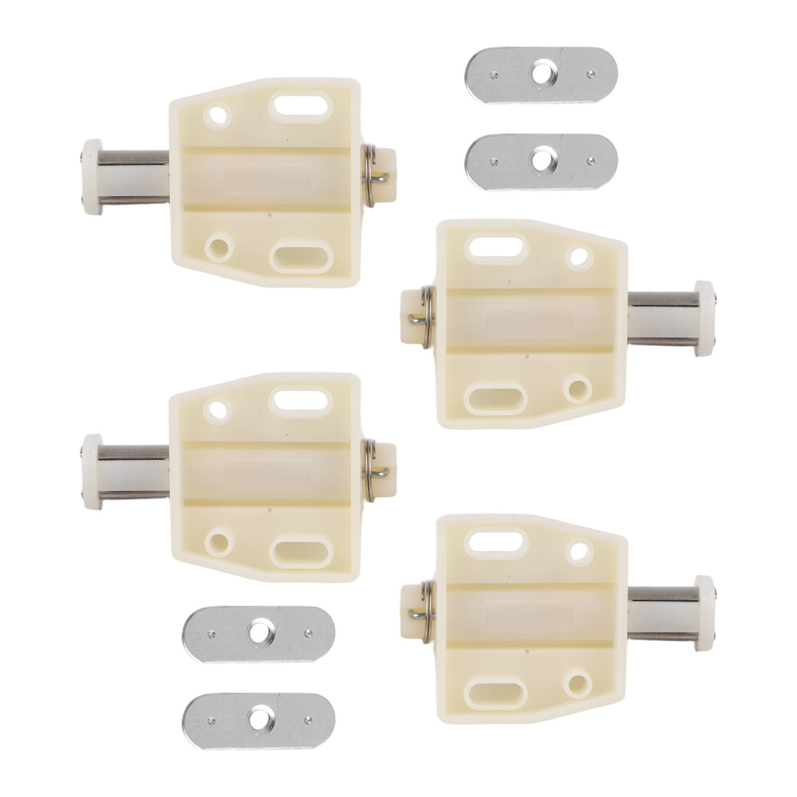 Practical Bathroom Wardrobes Touch Latch ABS Cupboard Magnetic White/Black - Produktbild 8