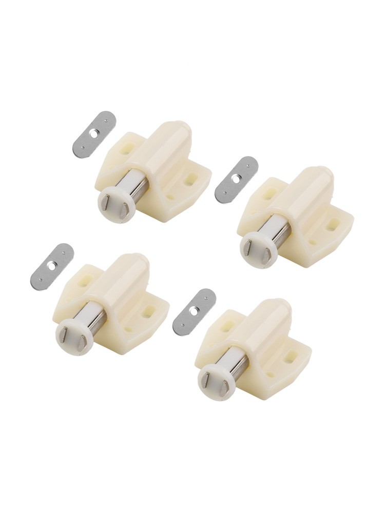 Practical Bathroom Wardrobes Touch Latch ABS Cupboard Magnetic White/Black - Produktbild 3