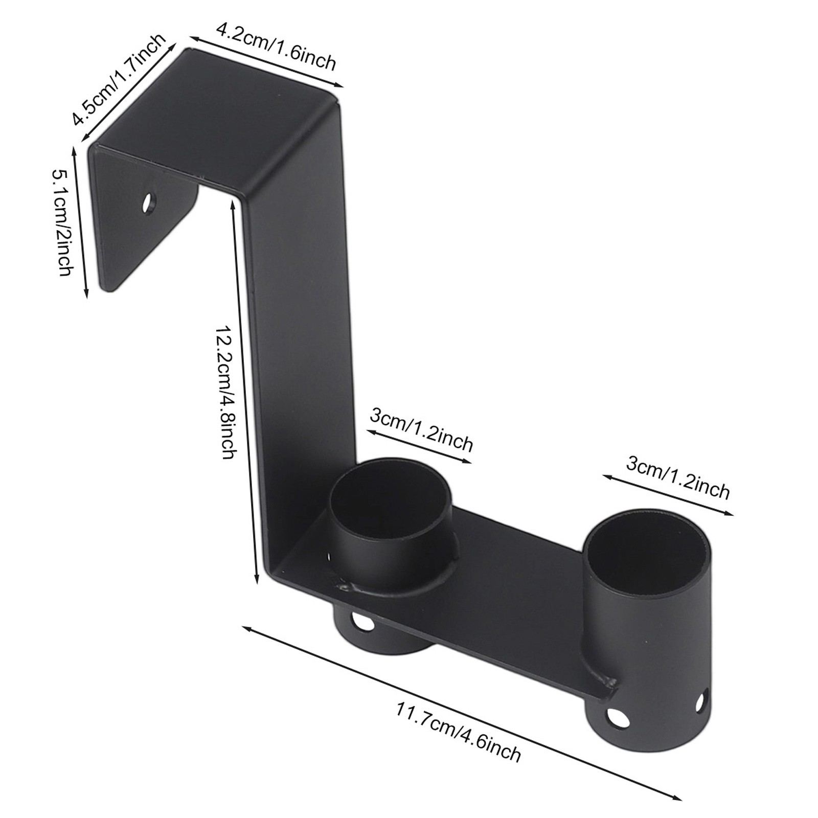 Cleaning Tool Organizer Metal Pool Hook Heavy-Duty Support Pool Maintenance