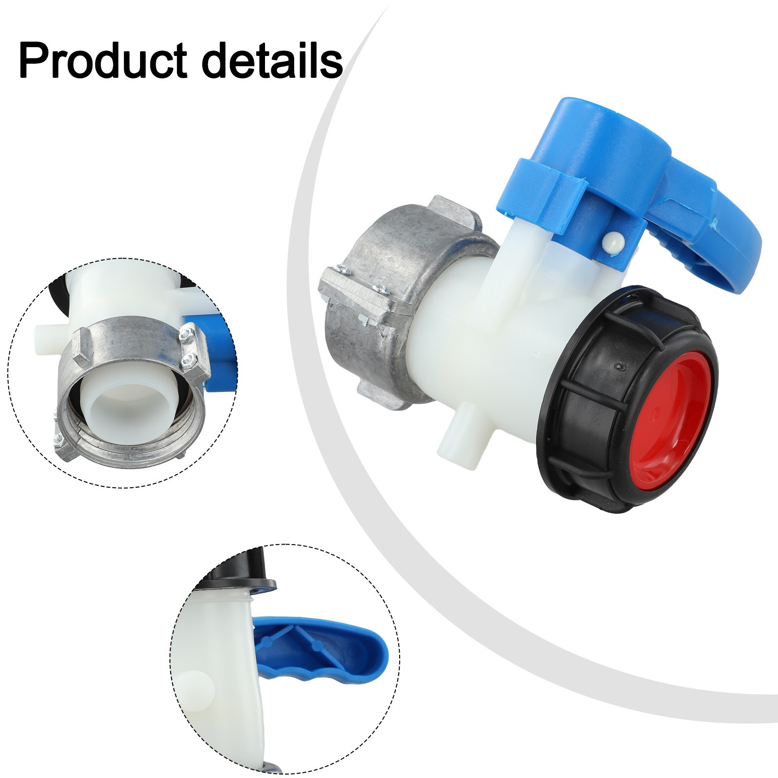 Container Drainage IBC Outlet Tap IBC Tank Fittings Easy-open Functionality