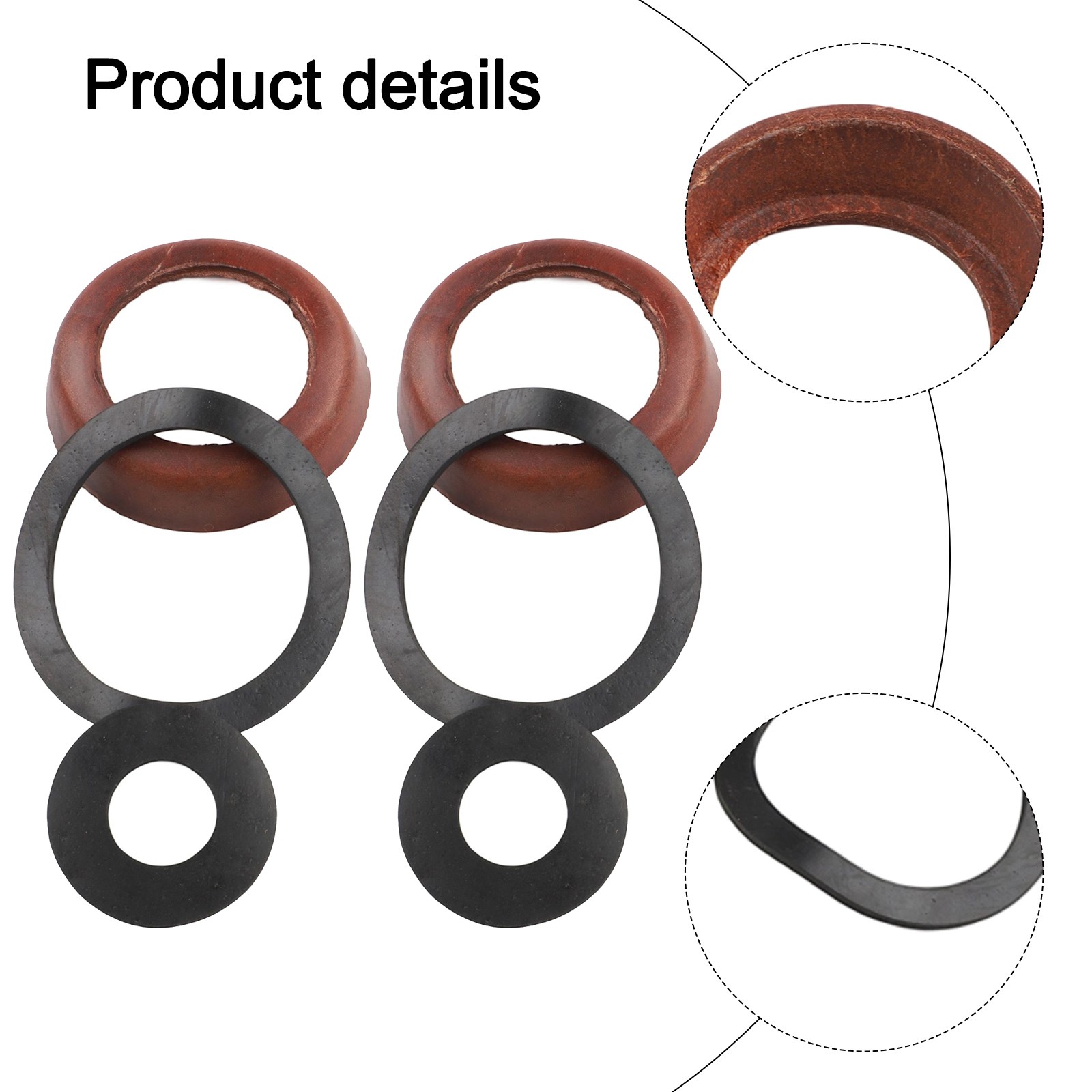 Reliable Cowhide Leather Seals and Gaskets for Hand Pump Model 75 Replacement