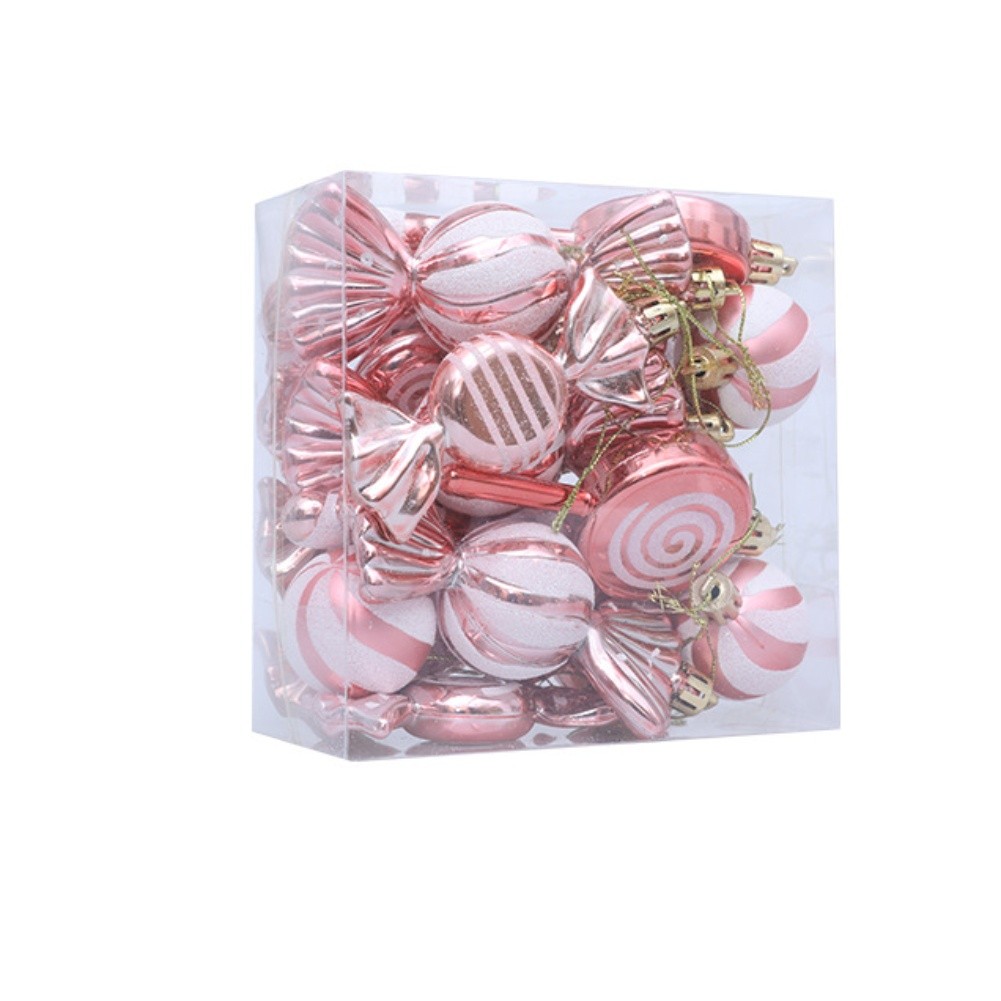 18pcs Plastic Christmas Pendants Ornaments Candy Canes for Tree Decoration - Picture 26 of 31
