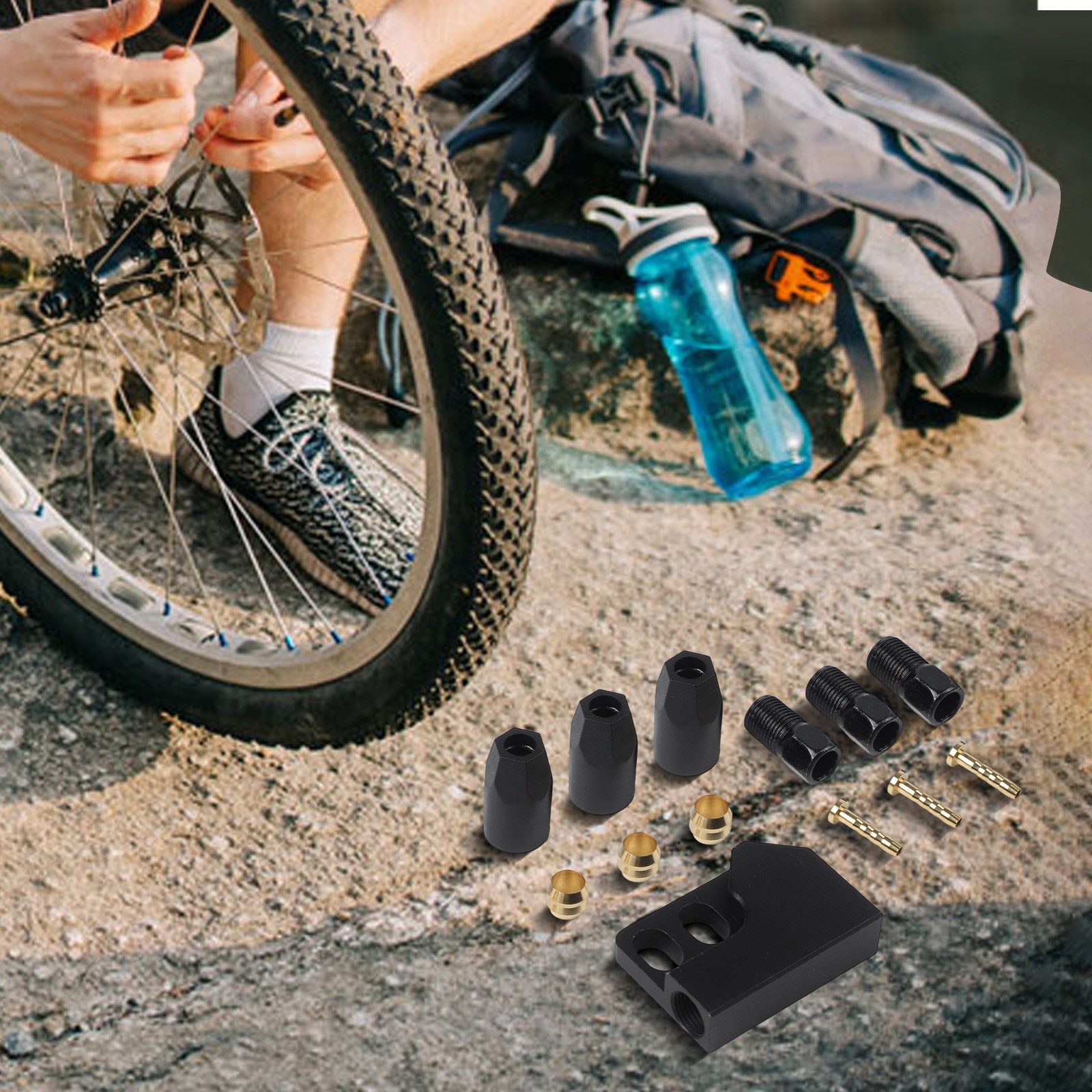 Verbesserte Leistung Hydraulischer Bremszug T-Stück Adapter für modifizierte Fahrräder - Bild 26 von 46