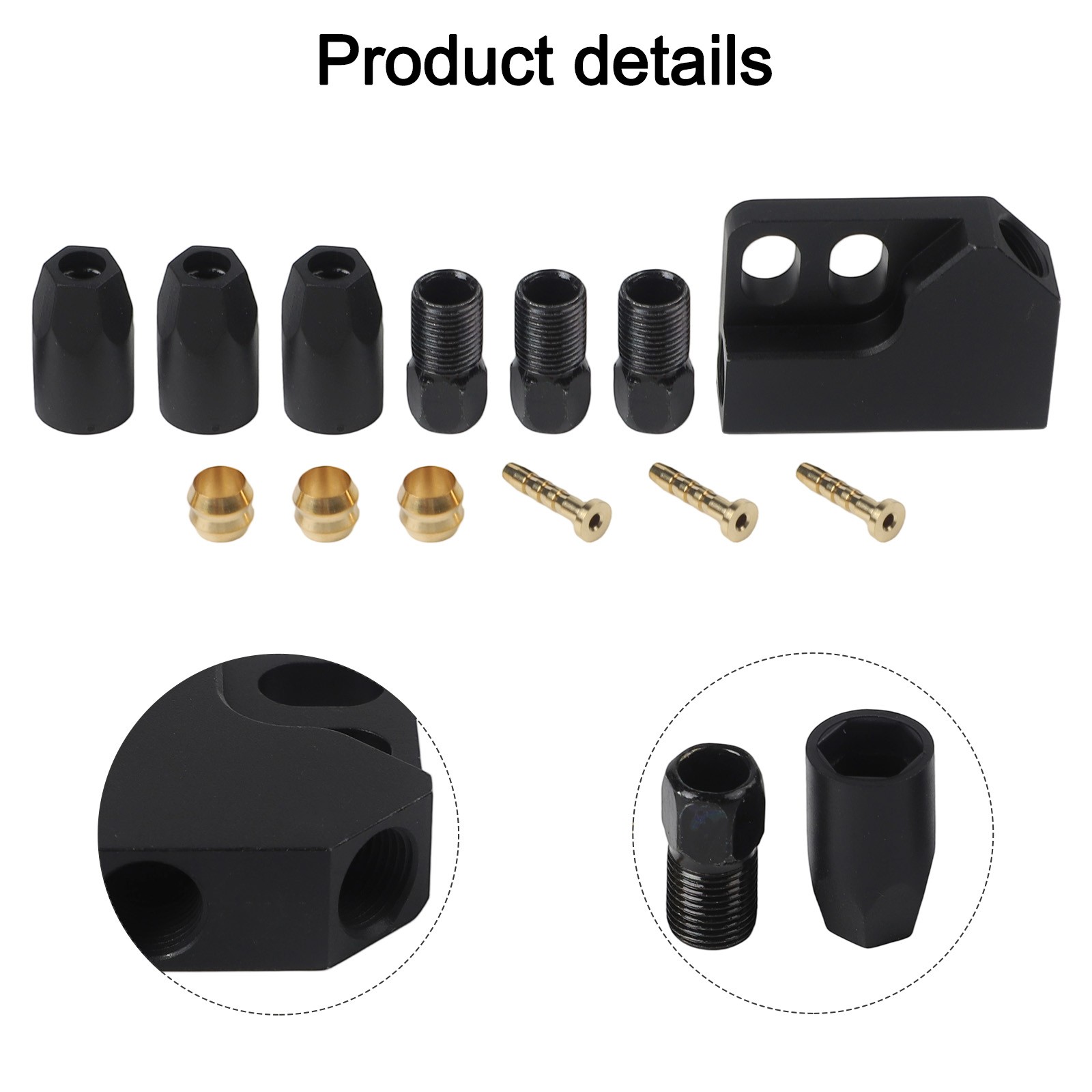 Verbesserte Leistung Hydraulischer Bremszug T-Stück Adapter für modifizierte Fahrräder - Bild 33 von 46