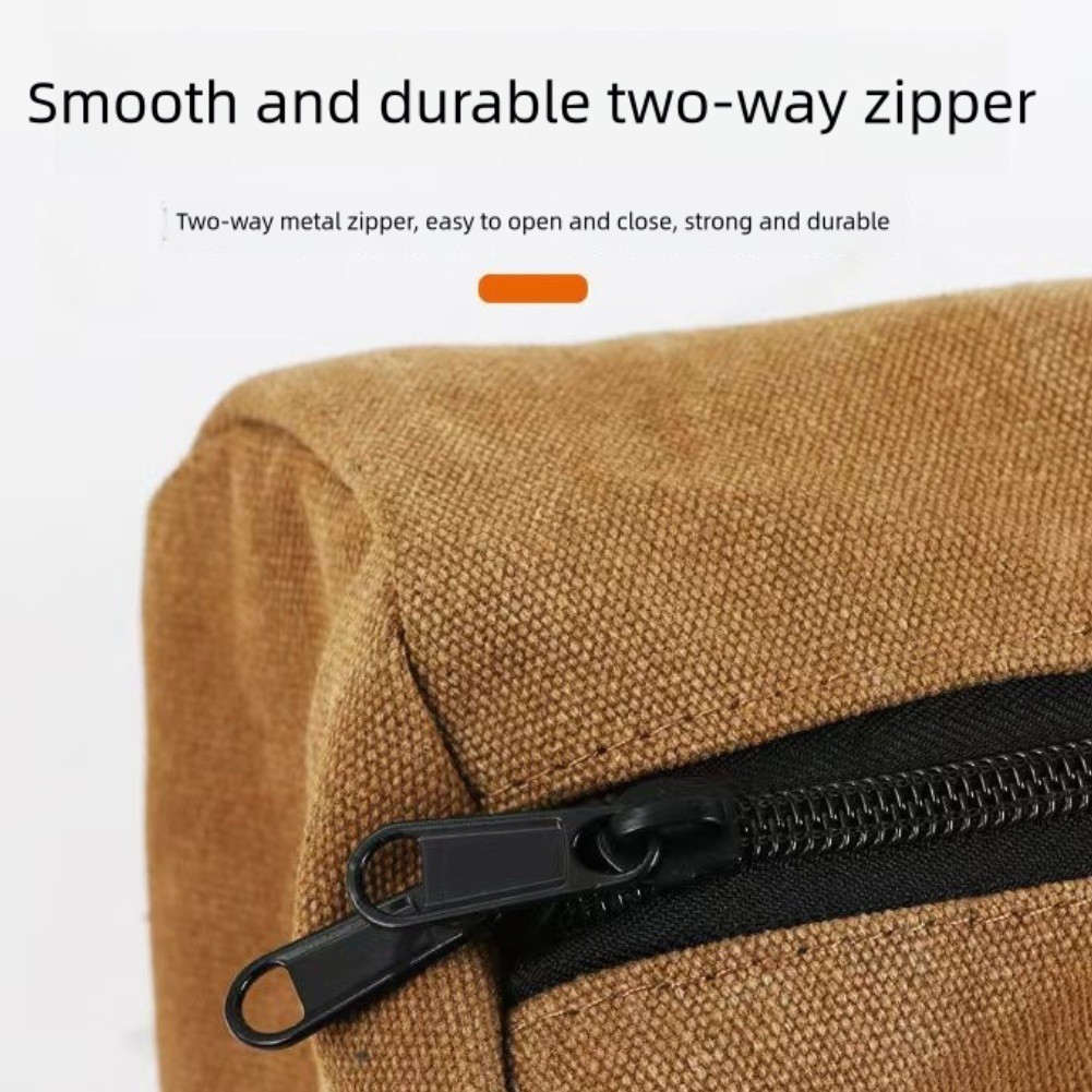 For Durable Waterproof Canvas Fishing Rod Bag With Portable Carry Strap Design - Picture 15 of 30