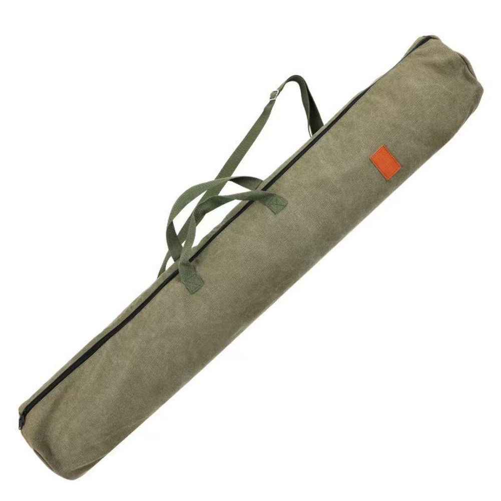For Durable Waterproof Canvas Fishing Rod Bag With Portable Carry Strap Design - Picture 25 of 30