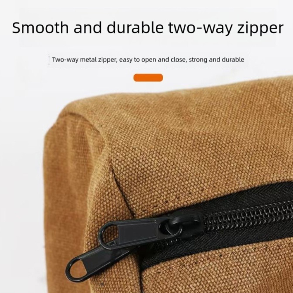 For Durable Waterproof Canvas Fishing Rod Bag With Portable Carry Strap Design - Picture 20 of 30