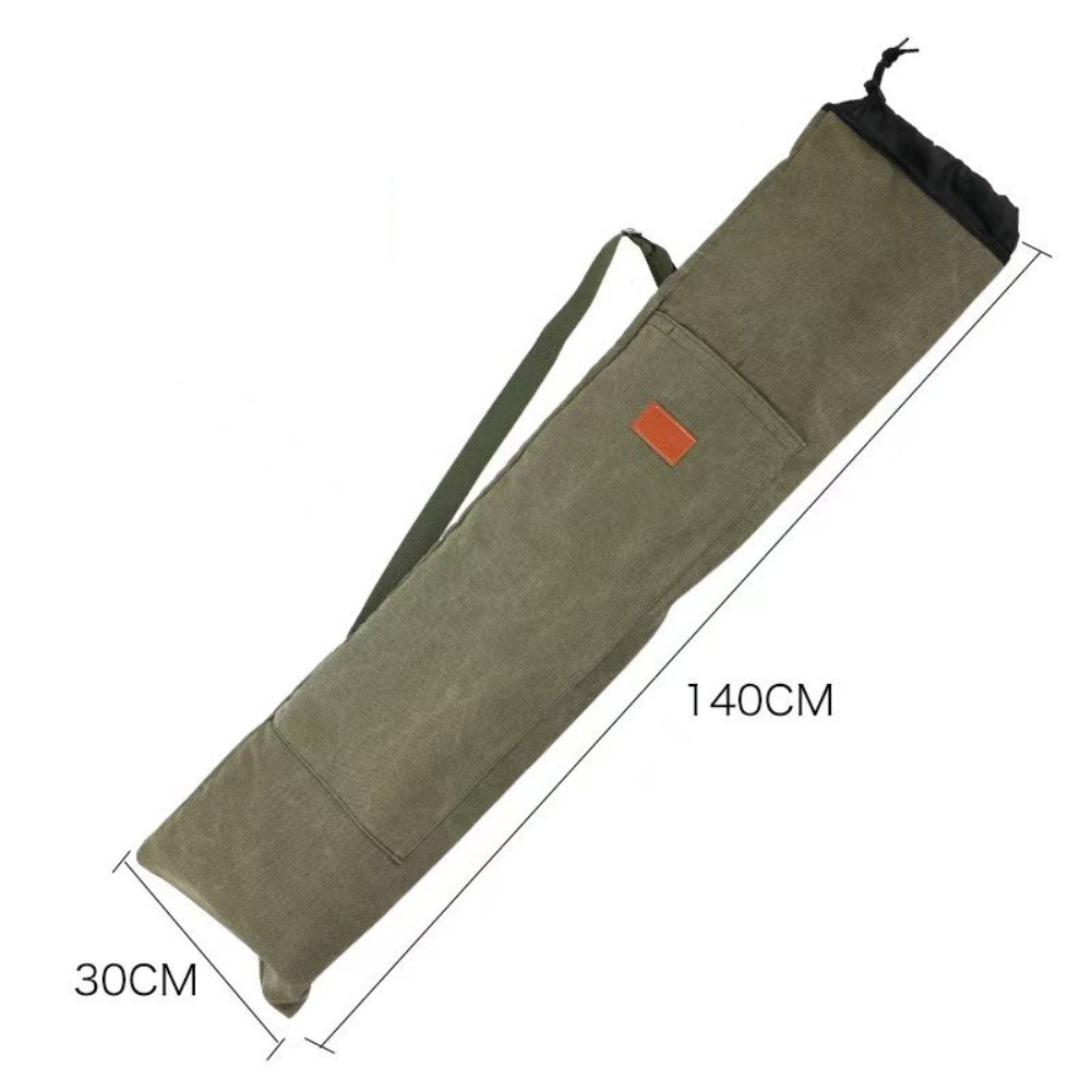 For Durable Waterproof Canvas Fishing Rod Bag With Portable Carry Strap Design - Picture 30 of 30