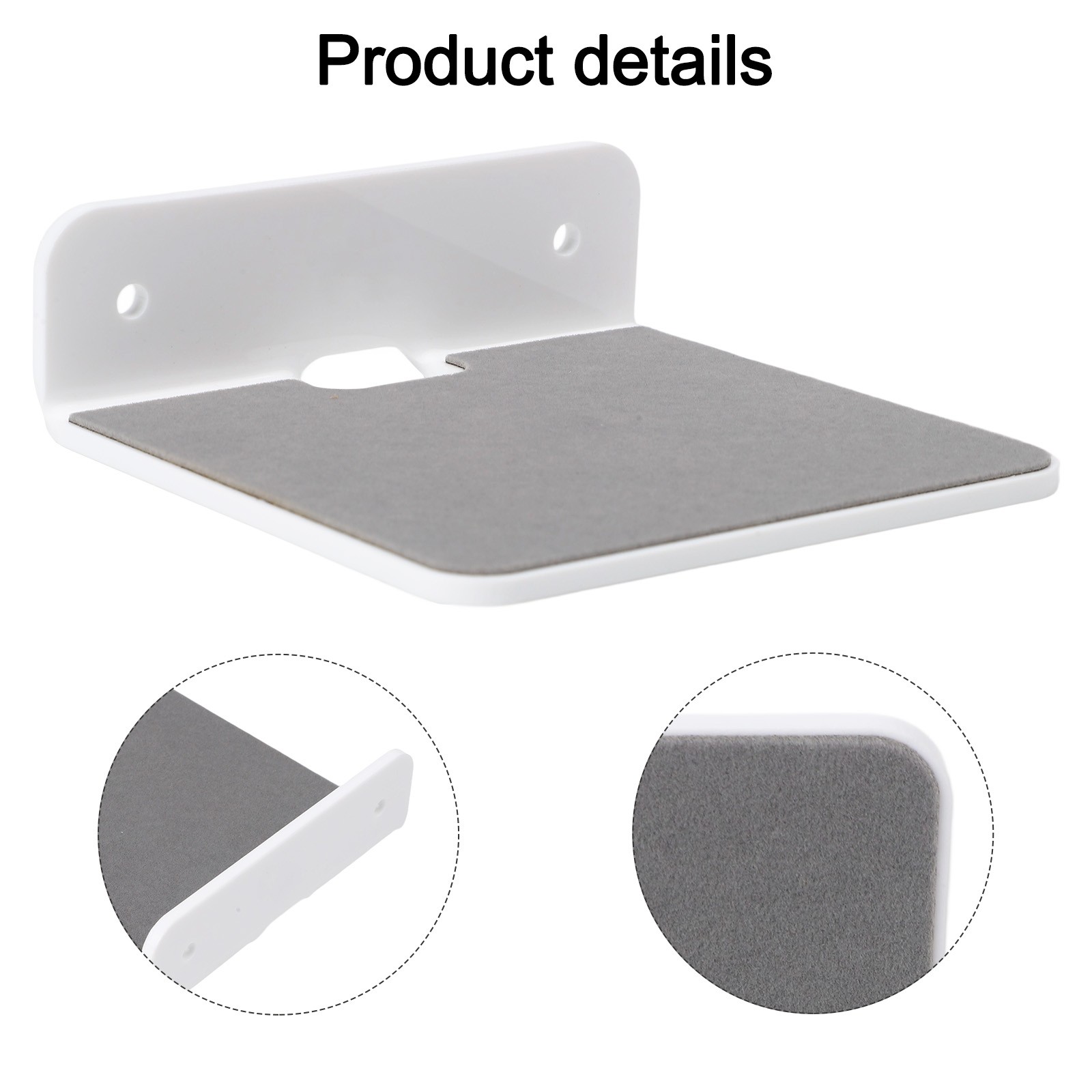 Space Saving Wall Mount Acrylic Stand Perfect for Webcams and Other For Devices