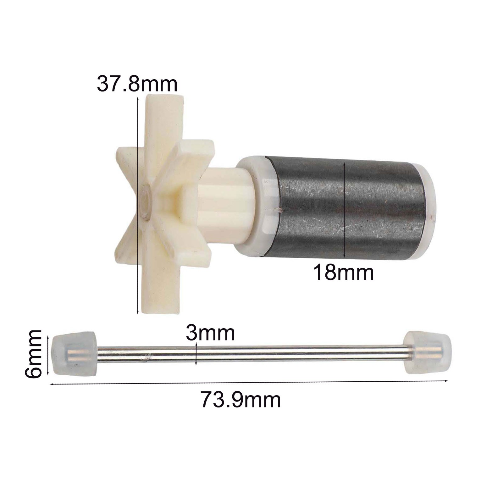 2 Sizes Impeller Impeller Optional Pump Stainless Steel With Seal Kit