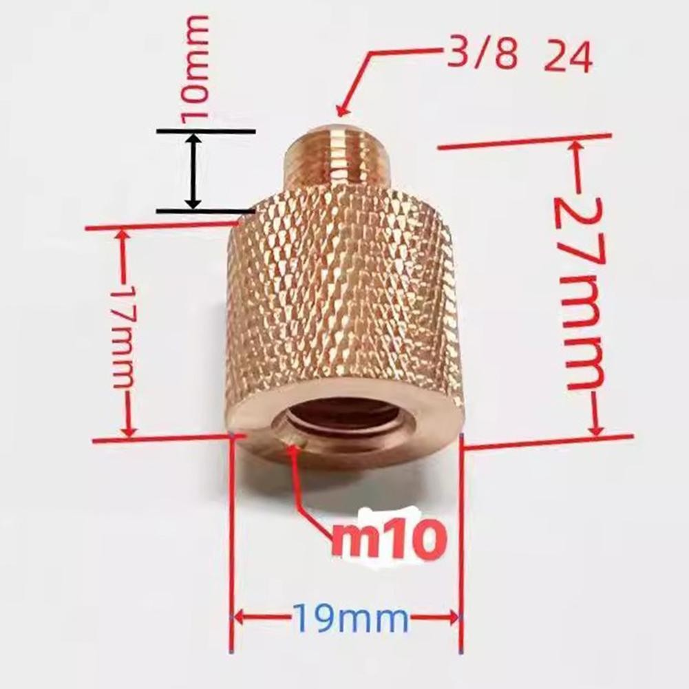 for m10 to 38 Connector Adapter for JPC Easy Setup Stainless Steel