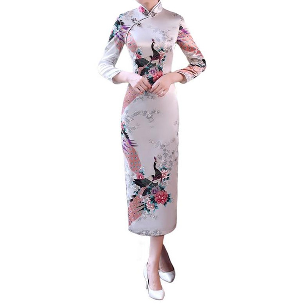 Easy To Wear Dress For Parties Slim Standing Collar Brand New Condition - Picture 14 of 20