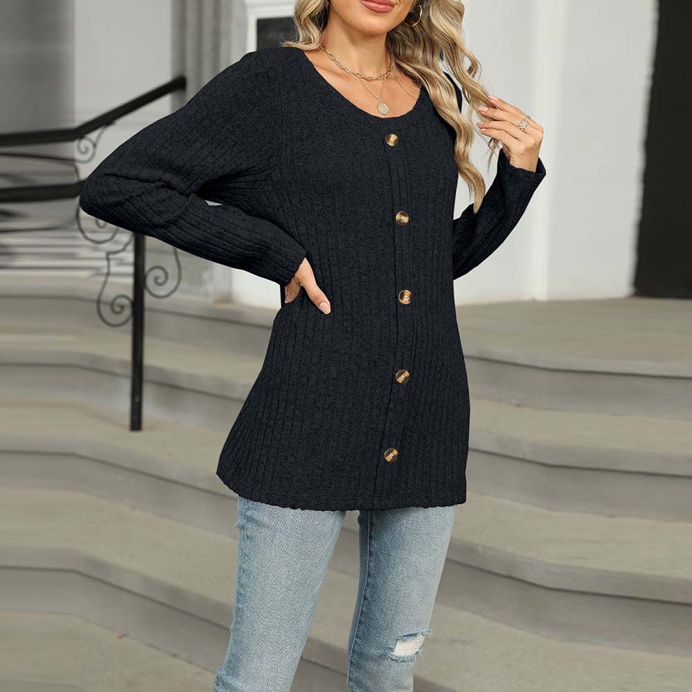 Loose Fit Shirt Long-sleeved T-shirt Breathable Fabric Patchwork Style - Picture 29 of 45