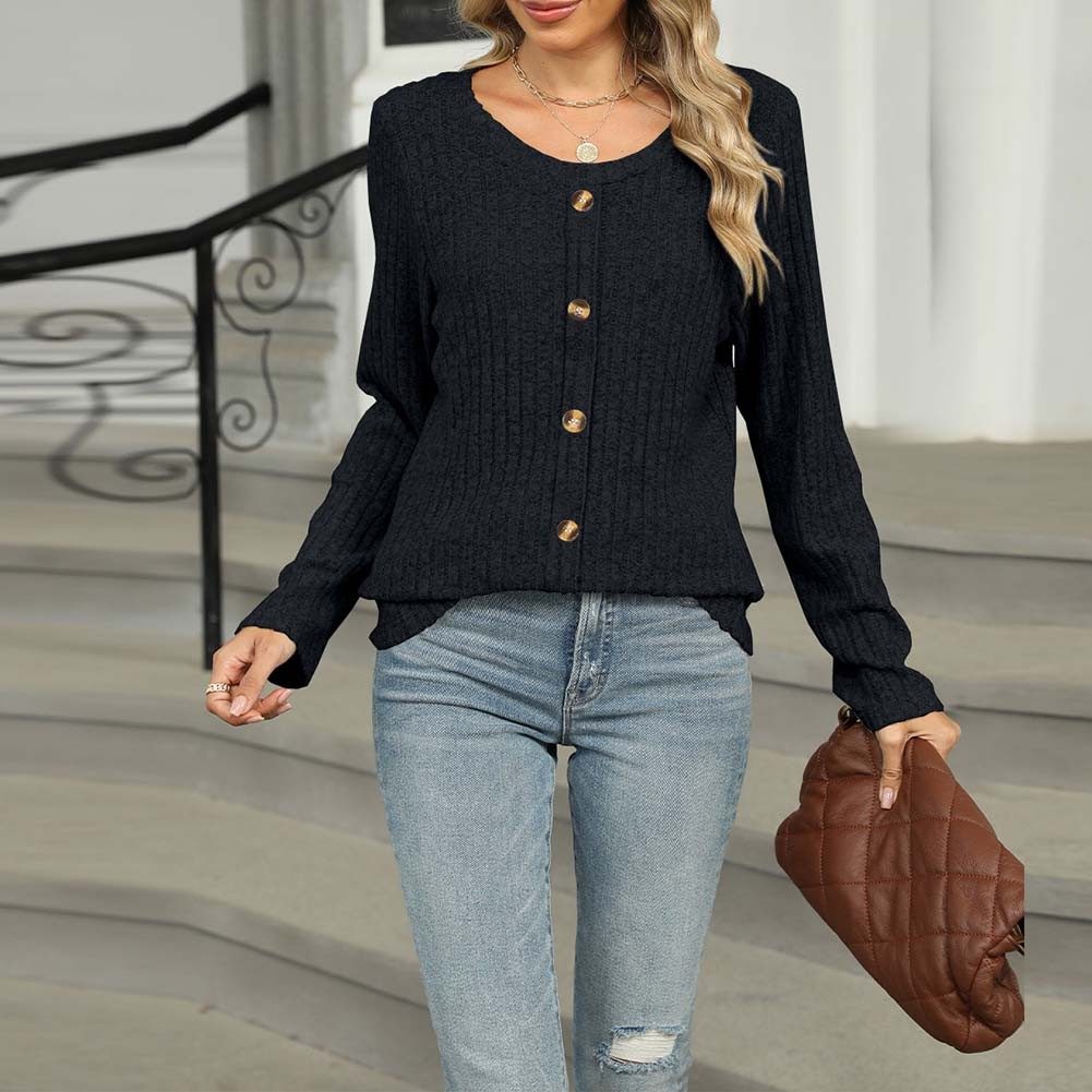 Loose Fit Shirt Long-sleeved T-shirt Breathable Fabric Patchwork Style - Picture 25 of 45