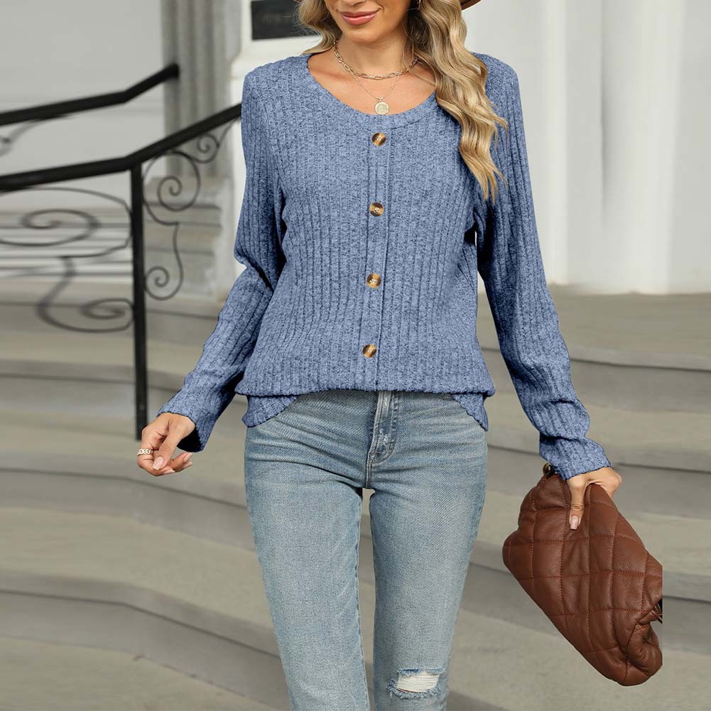 Loose Fit Shirt Long-sleeved T-shirt Breathable Fabric Patchwork Style - Picture 18 of 45