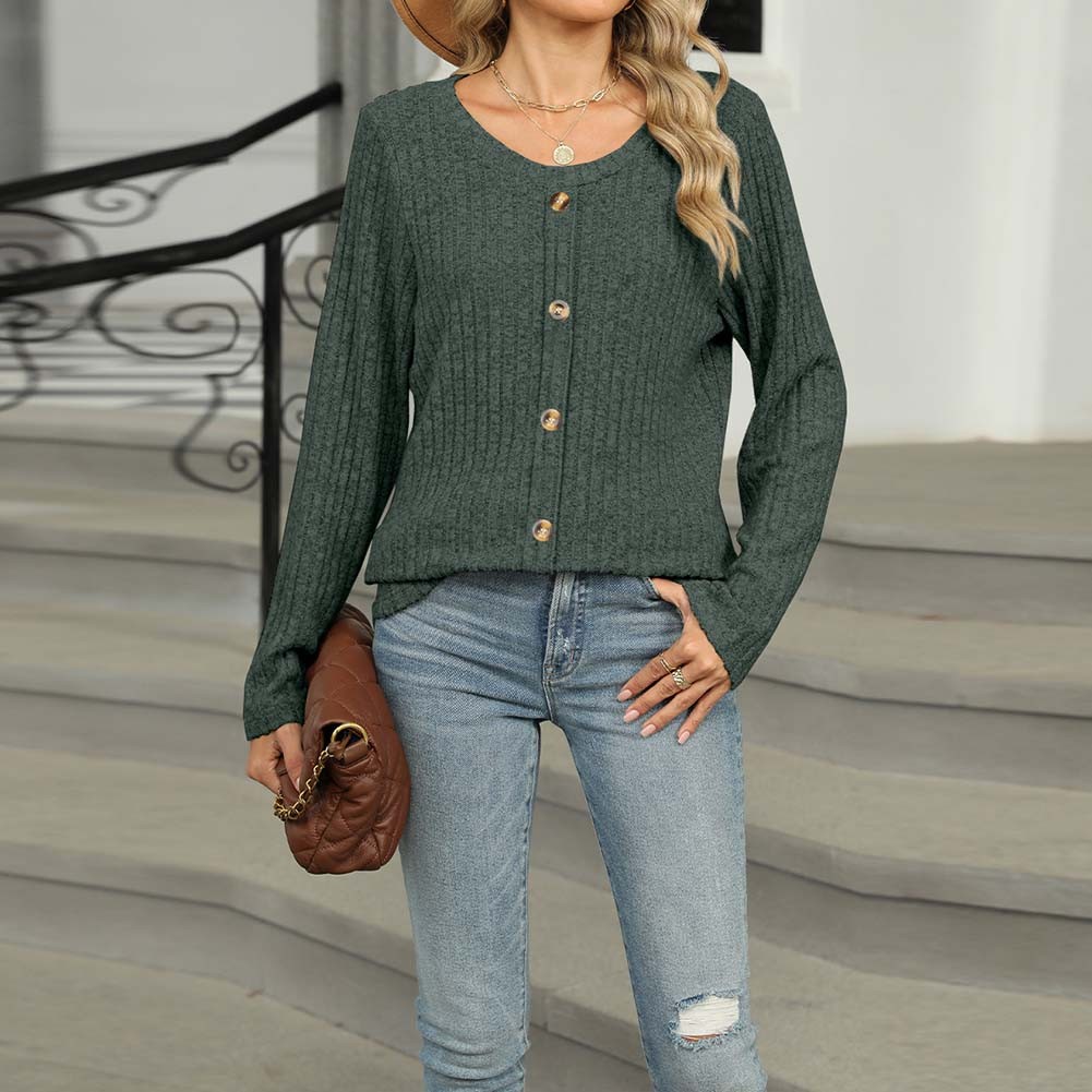 Loose Fit Shirt Long-sleeved T-shirt Breathable Fabric Patchwork Style - Picture 45 of 45