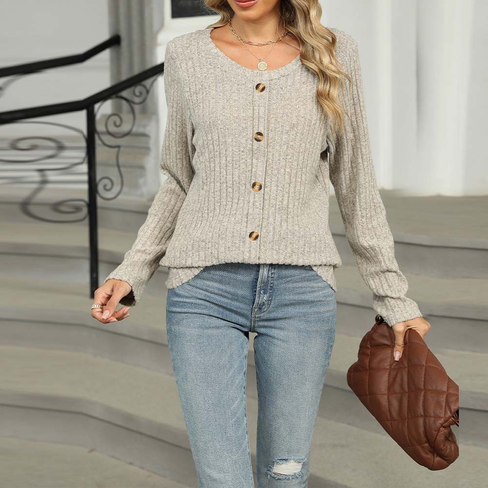 Loose Fit Shirt Long-sleeved T-shirt Breathable Fabric Patchwork Style - Picture 33 of 45