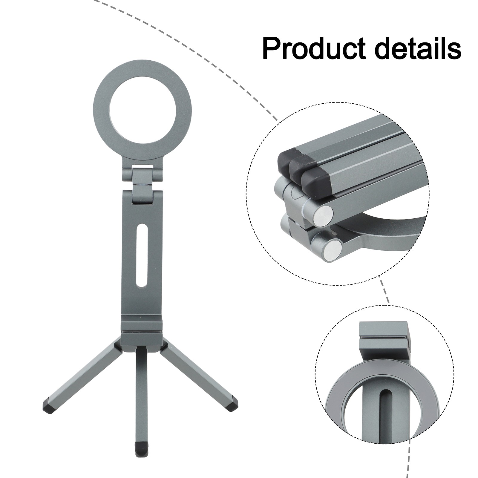 Support trépied magnétique pour smartphones idéal pour les vloggers et les vo - Photo 14 sur 25