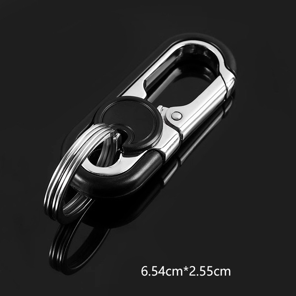Zinc Alloy Car Waist Keychain with High Hardness and Anti Rust Feature