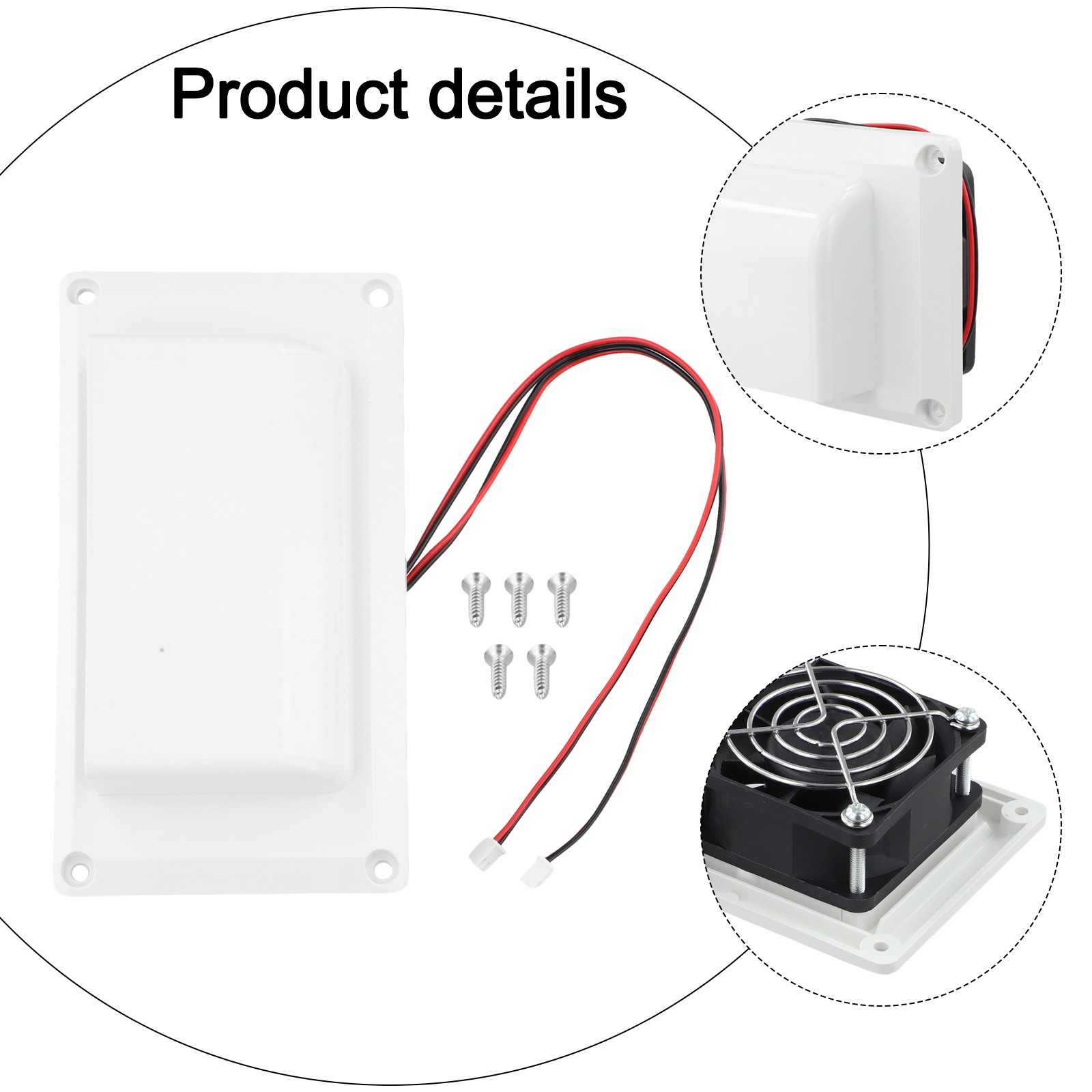 12V RV Exhaust Fan for Efficient Air Circulation and Easy Installation