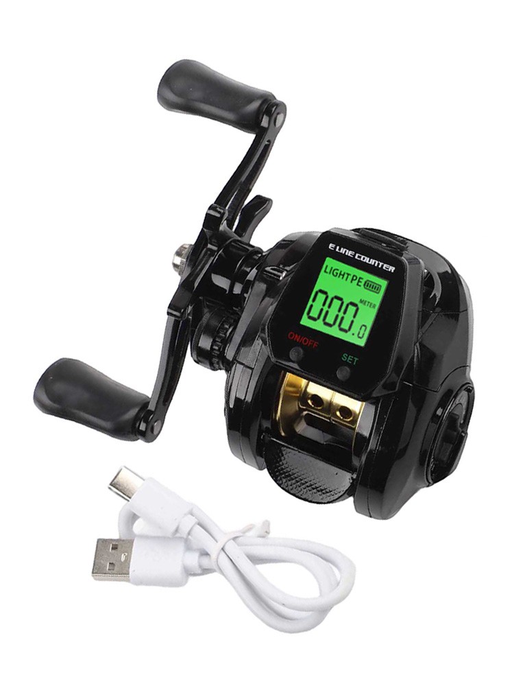 Digital Fish Bite Alarm Baitcasting Reel for Enhanced Fishing Experience