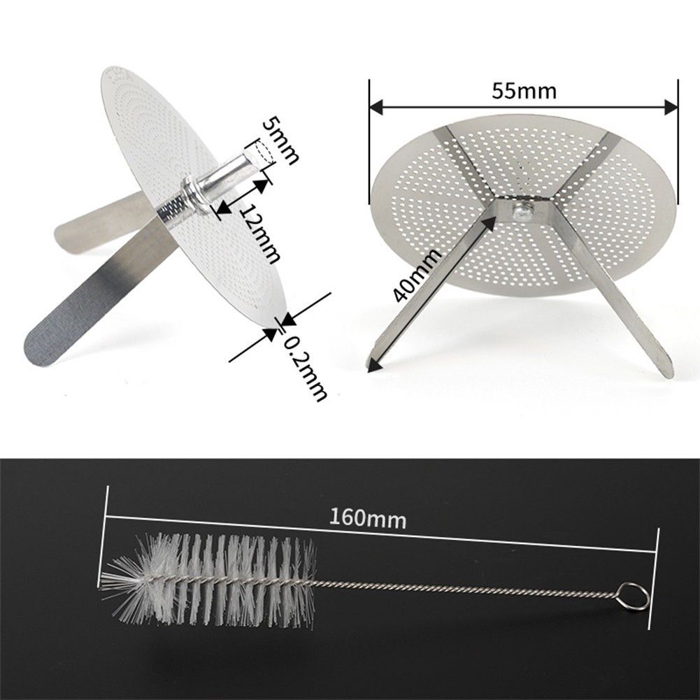 3D stainless steel funnel resin metal funnel filter cup, 100 mesh filter - Zdjęcie 29 z 32