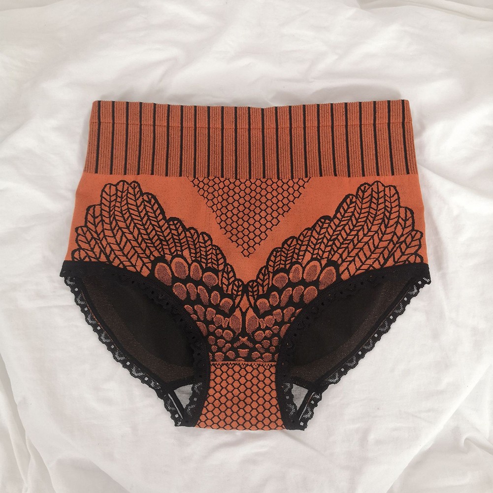 High Waisted Pants Triangle Lace Briefs Brand New Item Nylon Spandex Blend - Picture 13 of 15