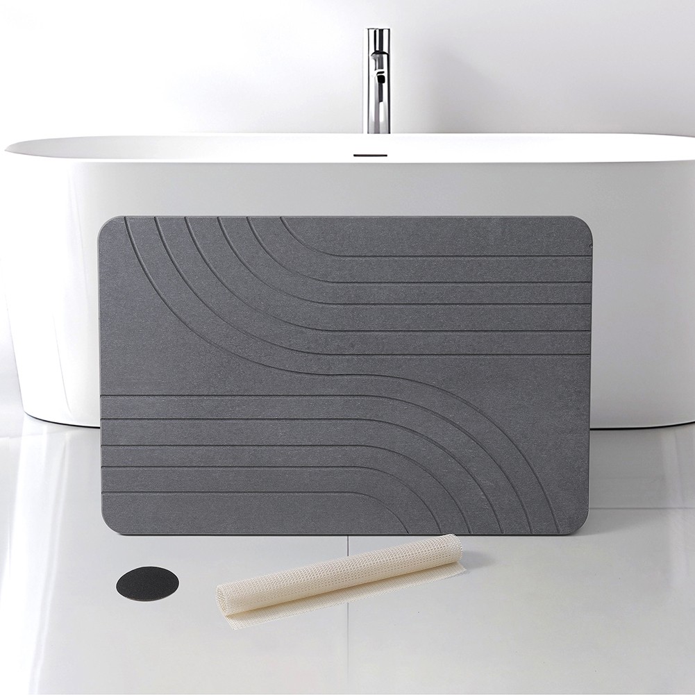 Fast Drying Diatomaceous Earth Bath Mat Stone Material for Bathroom Floor - Picture 20 of 23