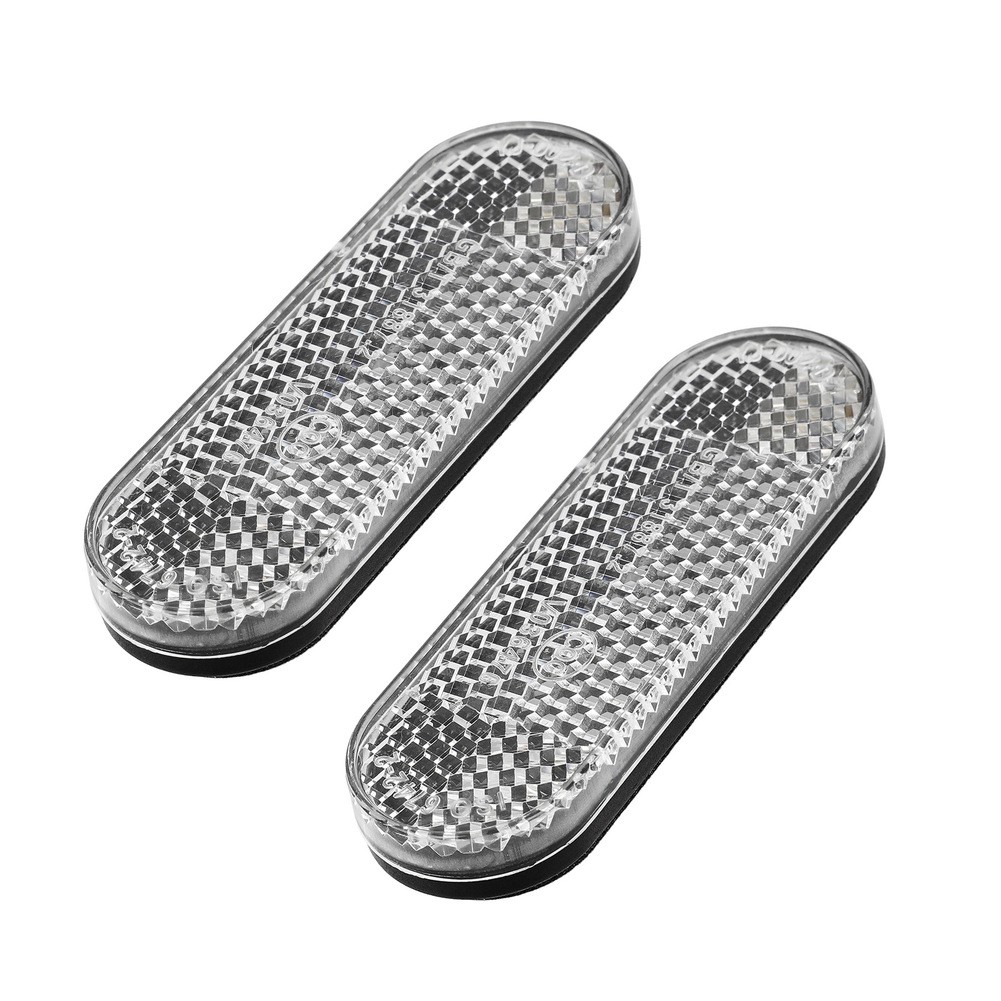Adecuado para Xiaomi 9 Scooter Delantero Plata Amarillo Reflector Delantero 2PCSS Reflector - Imagen 13 de 14