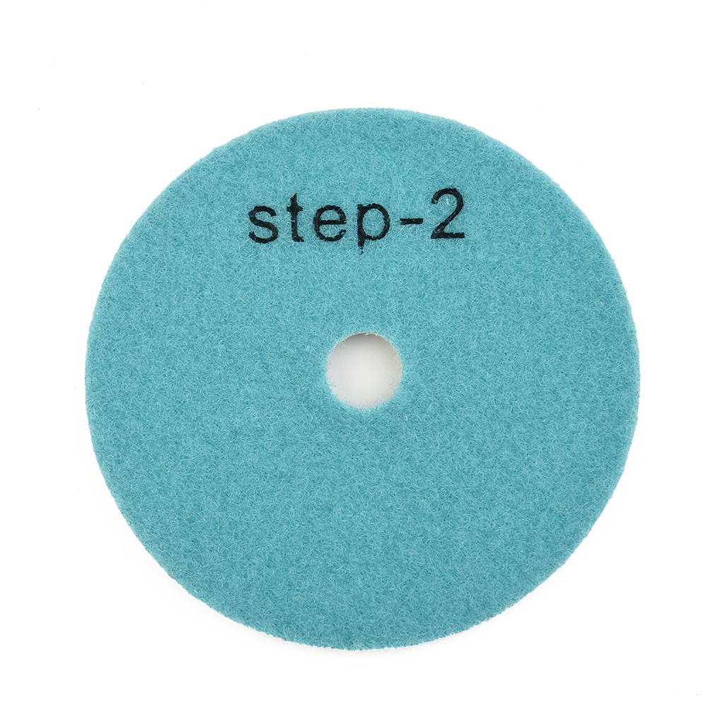 3 Step Polishing Pads 2PCS Dry Wet 4 Inch Grinding Wheel for Granite Cement - Picture 14 of 18