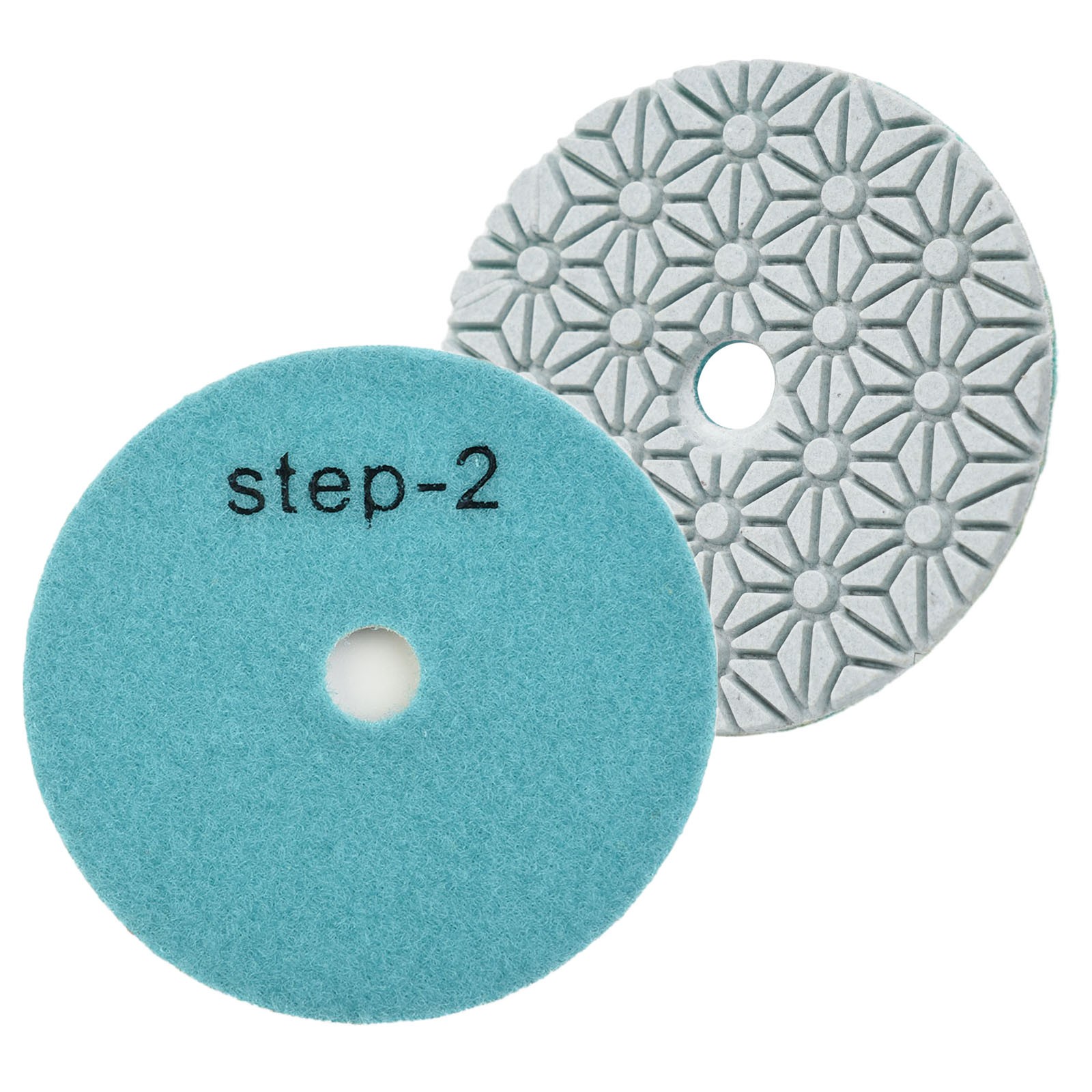 3 Step Polishing Pads 2PCS Dry Wet 4 Inch Grinding Wheel for Granite Cement - Picture 13 of 18