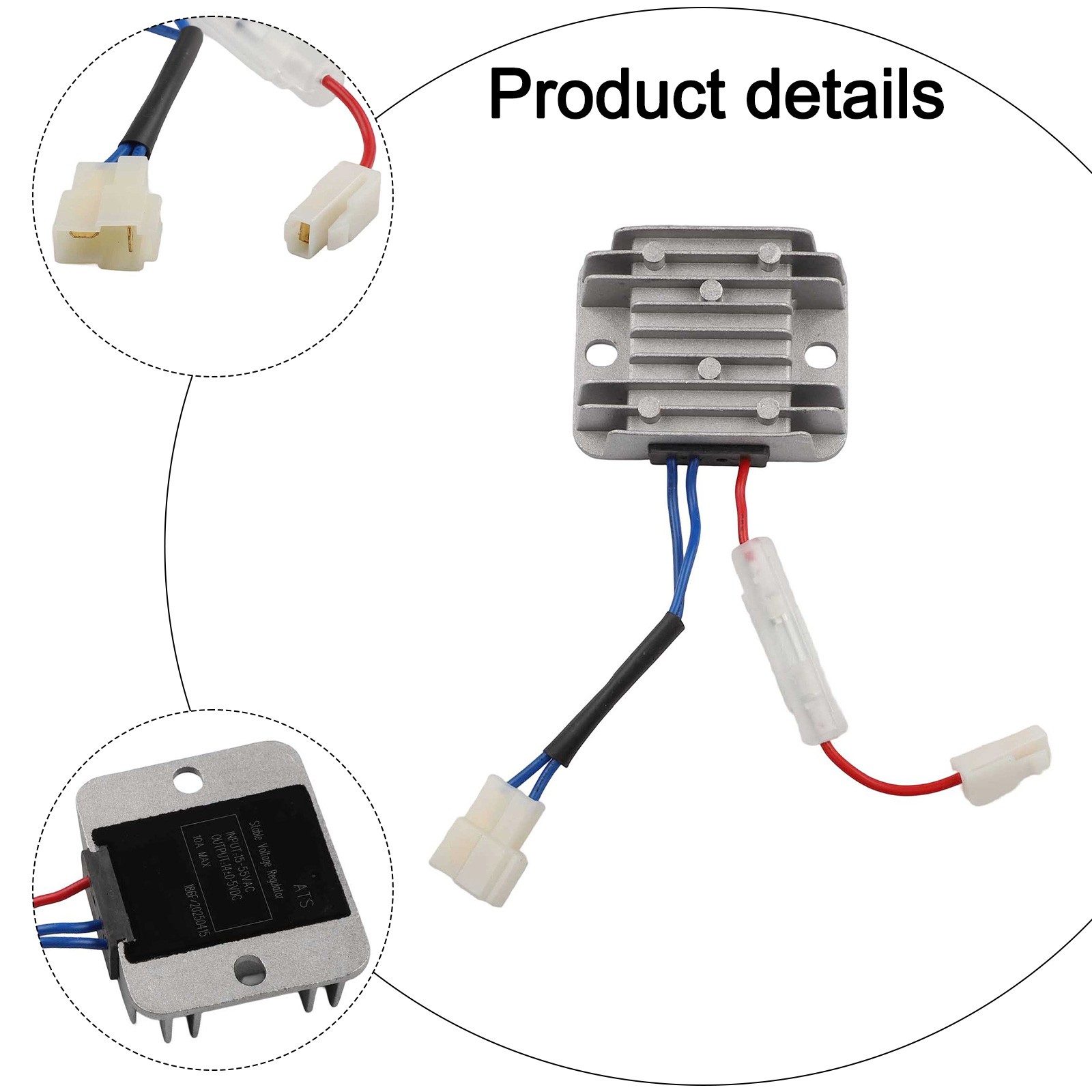 1PCS 186F178F 188F Diesel-Engine-Charger Module Automatic-Voltage-Regulator