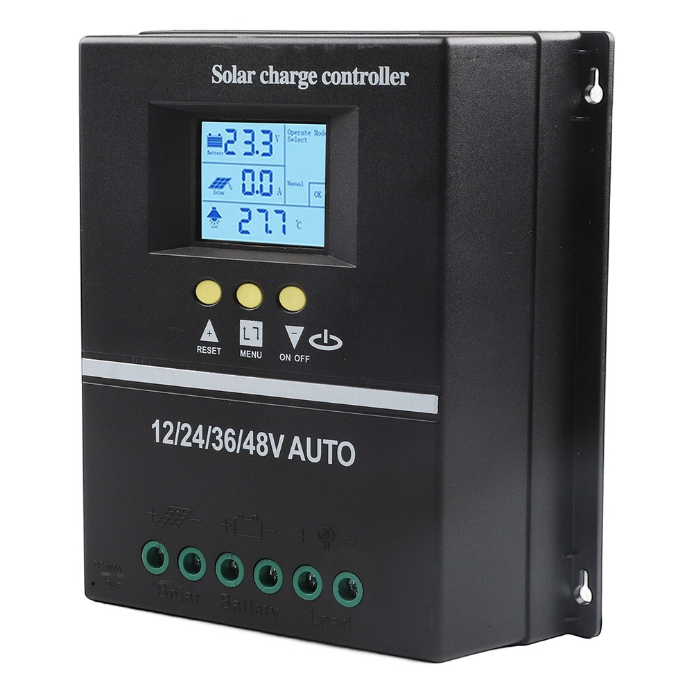 MPPT Solar Charge Controller 150A for 12V 24V 36V 48V Battery with LCD and USB