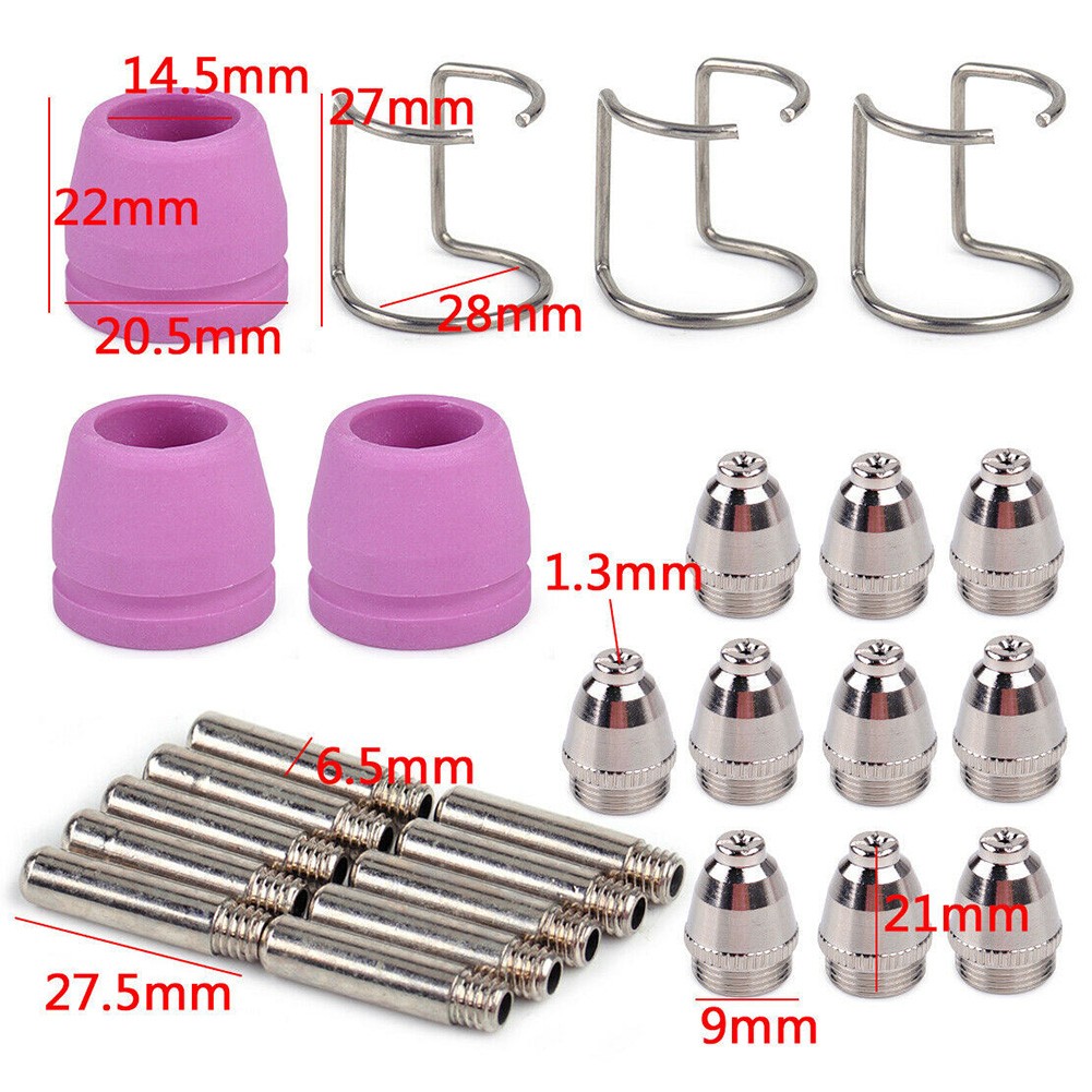 For DIY Projects Consumable Set Electrode Material Copper Grooved Shield Cups