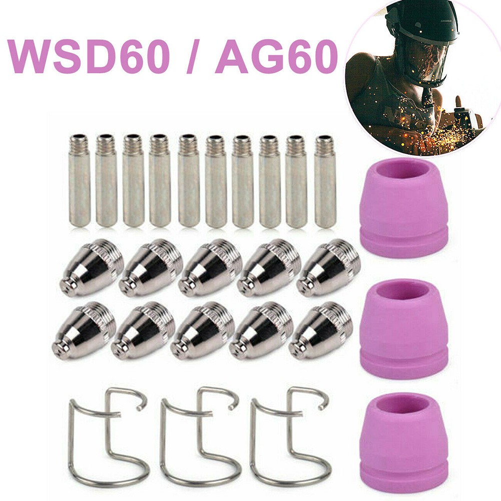 For DIY Projects Consumable Set Electrode Material Copper Grooved Shield Cups