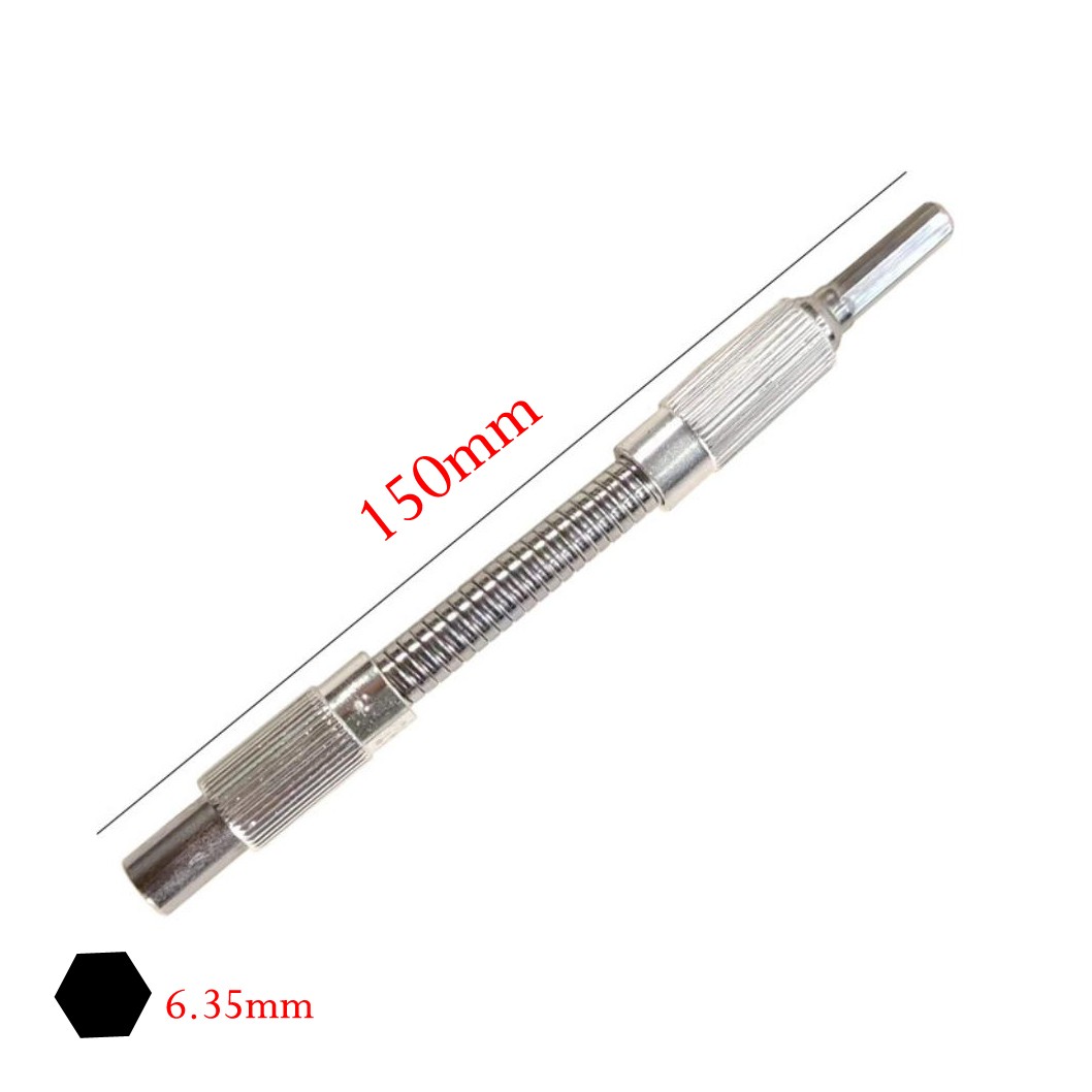 Bit Holder Extension 150/200/300/400mm Driver Bits Extend Rod Flexible