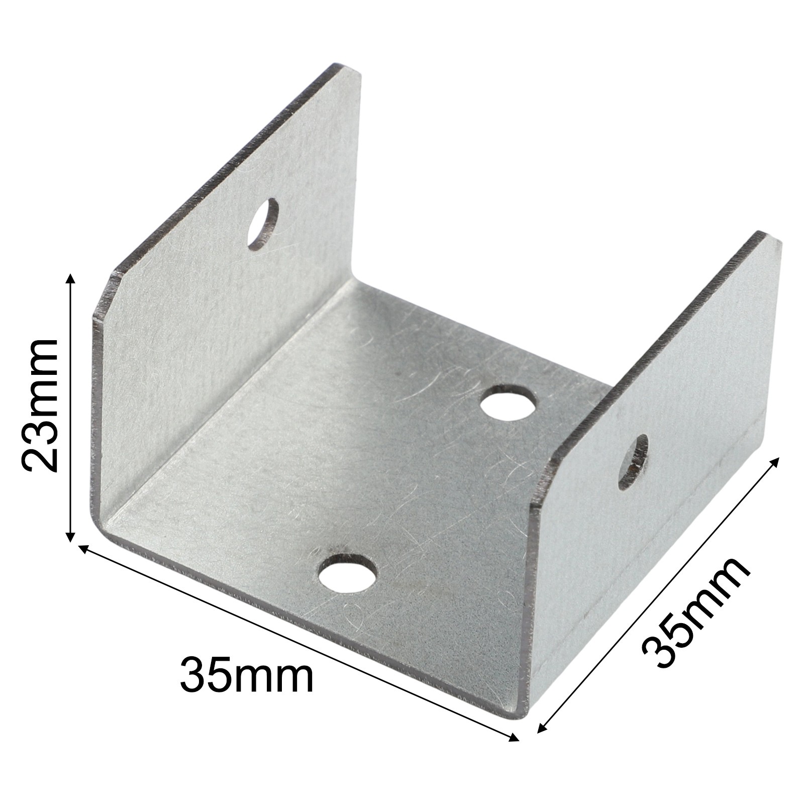 Galvanized Clips for Fence Panels 10 Pack Compatible with Timber Posts - Picture 38 of 51